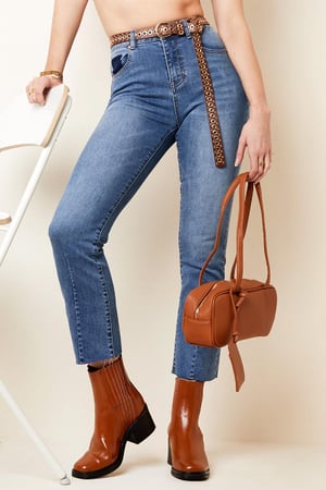 Enkellange stretch jeans Blauw XS h5 Afbeelding2